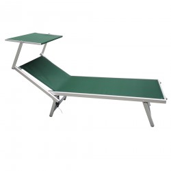 Rebecca Mobili Grün Aluminium Folding Professional Garten Sonnenliege Meer