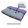 Rebecca Mobili Housse pour coussin de palette 80x120 cm Violet de Jardin