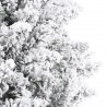 Rebecca Mobili Snowy Christmas Tree White Fir 210 cm 1000 branches Thick with 400 LED Lights Included