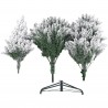 Rebecca Mobili Albero di Natale Innevato Abete Bianco 210 cm 1000 rami Folto con 400 Luci LED Incluse