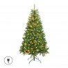 Rebecca Mobili Árbol de Navidad Artificial 180 cm Grueso Verde 800 Ramas con 300 Luces Incluidas