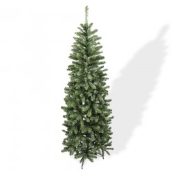 Rebecca Mobili Sapin de Noël artificiel vert réaliste et épais de 150 cm, 497 branches