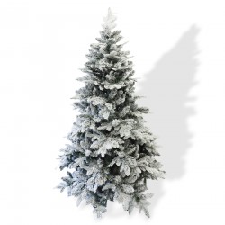 Rebecca Mobili Sapin de Noël enneigé 150 cm épais réaliste sapin artificiel 809 branches