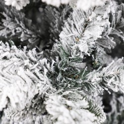 Rebecca Mobili Verschneiter Weihnachtsbaum Künstliche Kiefer 210 cm dick Realistisch 1791 Zweige