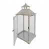 Rebecca Mobili Set 2 Lanterns Metal Pvc Light Wood Retro 72x32x27