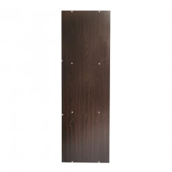 Rebecca Mobili Estante de canto Estante Wenge Aglomerado 3 Prateleiras modulares