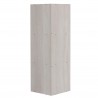 Rebecca Mobili Bookcase Corner Shelf Chipboard Fir Grey 3 Modular Shelves