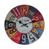 Rebecca Mobili Wall Clock Round Clocks Mdf Coloured Industrial Style