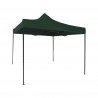 Gazebo verde 3 x 3 con patas ajustables y pesas - Mobili Rebecca