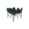 3 x 3 green gazebo with adjustable legs and weights - Mobili Rebecca