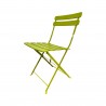 Rebecca Mobili Ensemble Table et 2 Chaises de Jardin en Acier Vert Peu Encombrant