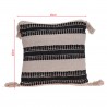 Rebecca Mobili Decorative Sofa Cushion Beige Black Cotton for Indoor Outdoors