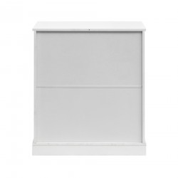 Rebecca Mobili Bathroom Cupboard Cabinet with Drawer Wooden 2 Doors White