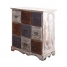 Cassettiera multi cassetti in stile vintage e shabby - Mobili Rebecca