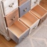 Cassettiera multi cassetti in stile vintage e shabby - Mobili Rebecca