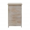 Rebecca Mobili Cajonera Comoda 5 Cajones Madera Blanco Vintage 71x50x31