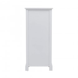 Rebecca Mobili Cajonera 5 Cajones Blanco Multicolor Shabby 84x37x27