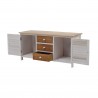 Mueble auxiliar estilo country con 2 puertas y 3 cajones - Mobili Rebecca