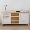 Mueble auxiliar estilo country con 2 puertas y 3 cajones - Mobili Rebecca