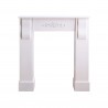 Mobili Rebecca Mantelpiece Fire Surround White Country Fireplace MDF 92x93x22,5