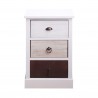 Mobili Rebecca Cabinet Beige 3 Drawers Bedroom Solid wood Shabby 53,5x37x27