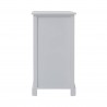 Mobili Rebecca Chest of Drawers White 4 Drawers Coloured Shabby 69x37x27