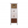 Mobili Rebecca Chest of Drawers White 4 Drawers Vintage 89x31x27