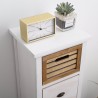 Mobili Rebecca Chest of Drawers White 4 Drawers Vintage 89x31x27