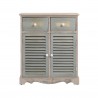 Mobili Rebecca Cupboard Sideboard Wood Green 2 Drawers 70x60x30