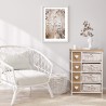 Shabby commode blanc 4 tiroirs avec coeurs et 4 paniers - Mobili Rebecca