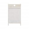 Gray and beige shabby chic bedside table with 3 drawers - Mobili Rebecca