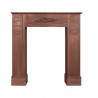 Mobili Rebecca Mantelpiece Fire Surround Brown Country Fireplace Wood 98x97x22,5