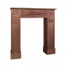 Mobili Rebecca Mantelpiece Fire Surround Brown Country Fireplace Wood 98x97x22,5