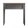 Mobili Rebecca Desk Table 1 Drawer Wood Blue Natural Bedroom 75x75x30,5