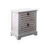 Mobili Rebecca Cabinet Chest of drawers Cupboard Wood White 2 Drawers 45x42x29