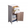 Rebecca Mobili Cajonera Comoda Mueble 2 cajoneras 1 Puerta 84x37x30