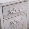 Mobili Rebecca Bedside Furniture 2 Drawers White Shabby chic Vintage 84x37x30