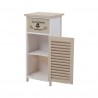 Mobili Rebecca Cabinet 1 Drawer Wood Light colour Natural Shabby 75x32x27