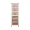 Mobili Rebecca Cabinet 3 drawers Wood Light colour White Shabby 94x32x27