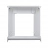 Mobili Rebecca Fireplace Decorative Frame Wood White Modern Design 98x93x23