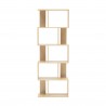 Bibliotheque Etageres Bois Beige Design Moderne - Mobili Rebecca