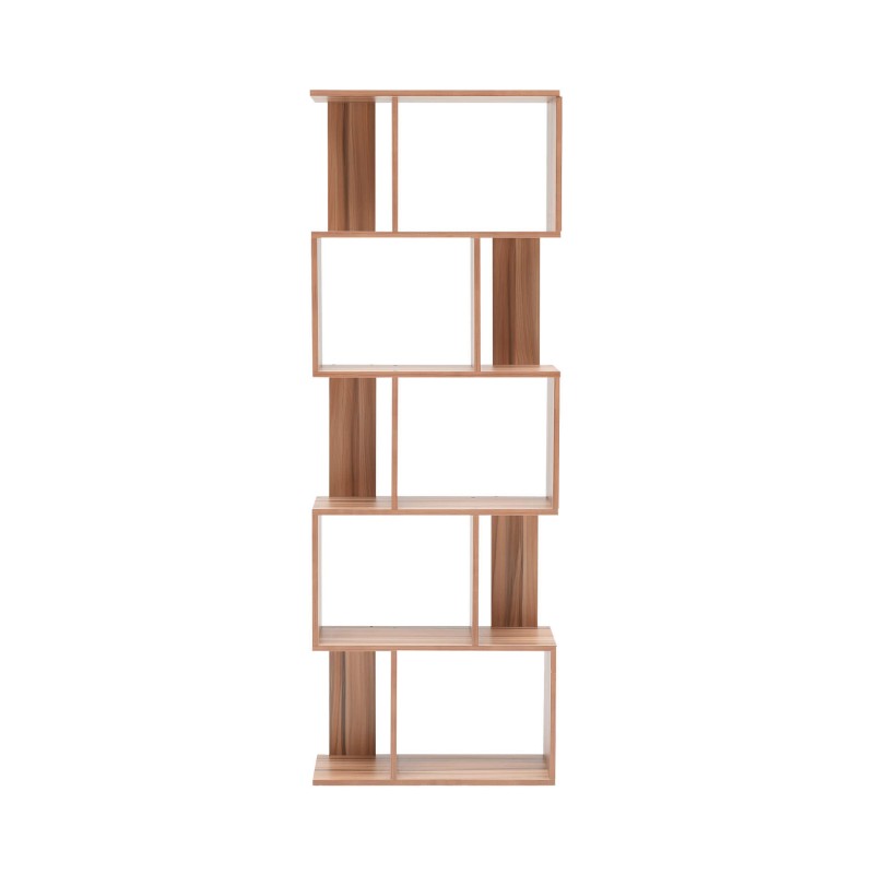 Bibliotheque Etagere 5 Etageres Bois Brun Living - Mobili Rebecca