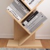 Rebecca Mobili Bücherregal Standregal 10 Fächer Holz Braun Modern 160x44,5x22