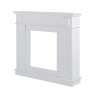 Fireplace Mantelpiece Wood White Retro Style - Mobili Rebecca