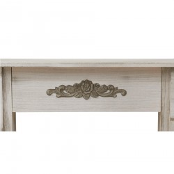 Finto camino shabby grigio, cornice decorativa - Mobili Rebecca®