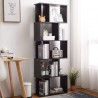 Mobili Rebecca Bookcase Shelving Unit 5 Shelves Mdf Wenge Brown 172,5x60x24,5