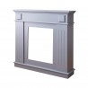 Mobili Rebecca Fireplace Fire Sorround Wood Light Grey Bedroom 100x109x26