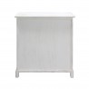 Rebecca Mobili Mueble Auxiliar Cajonera Madera 6 Cajones Blanco Azúl 59,5x55,5x25