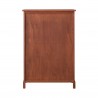 Credenza stile vintage marrone 4 cassetti e 1 anta - Mobili Rebecca