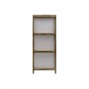 Rebecca Mobili Comodino Cassettiera 3 Cassetti Nordico Legno Chiaro Bianco 79x30x24